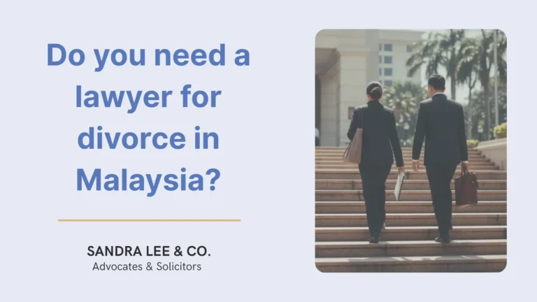 Do you need a lawyer for divorce in Malaysia?